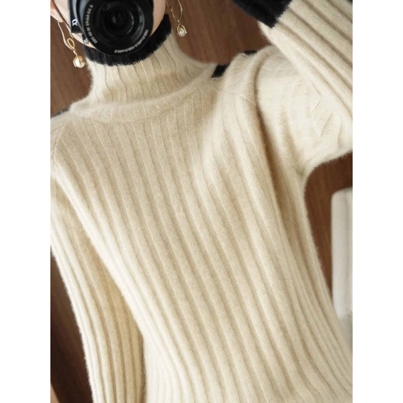Women's Versatile Round-neck Solid-color Pullover Sweater photo 5
