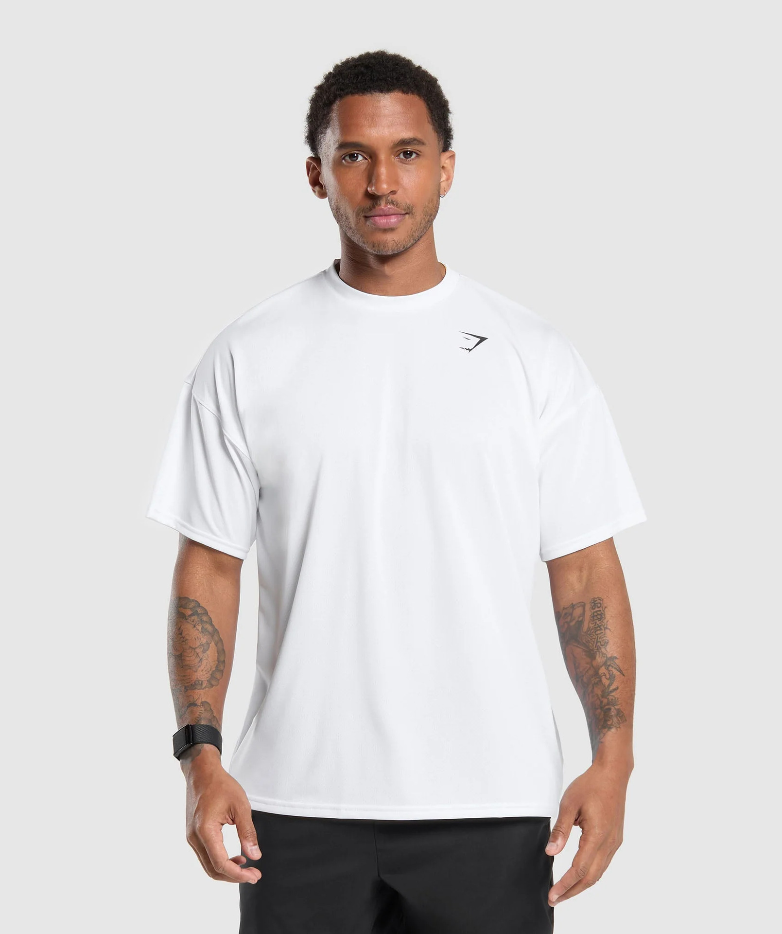 Men's Running Fitness T-Shirt Casual Breathable Loose-Fitting Top photo 6