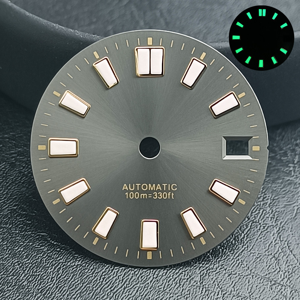 Sunburst Dial Compatible With NH35 Mechanical Movement photo 6