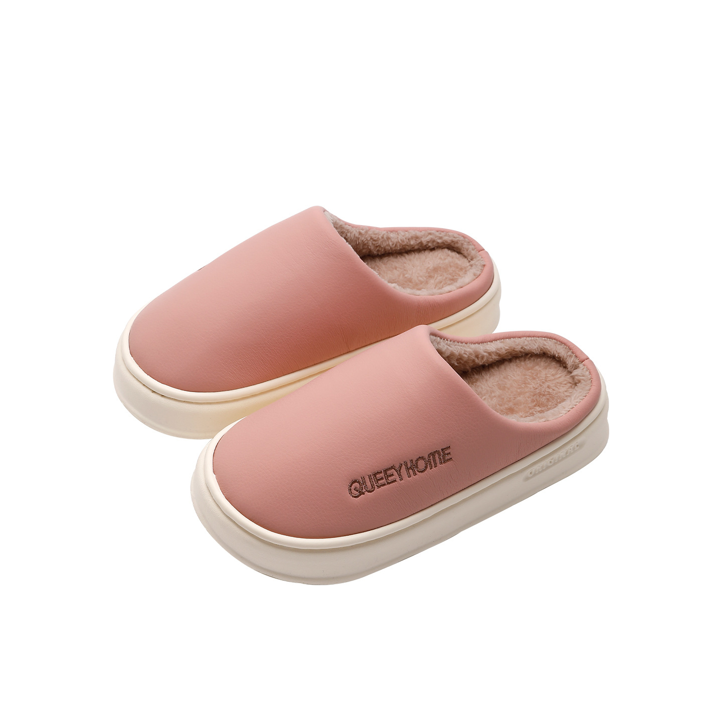 Warm Plush Slippers Waterproof And Non-slip Cotton Slippers For Home Use photo 4