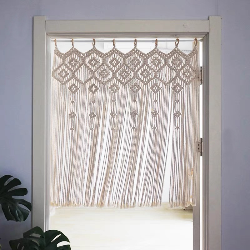 Bohemian Hand-woven Door Curtain Tapestry photo 2