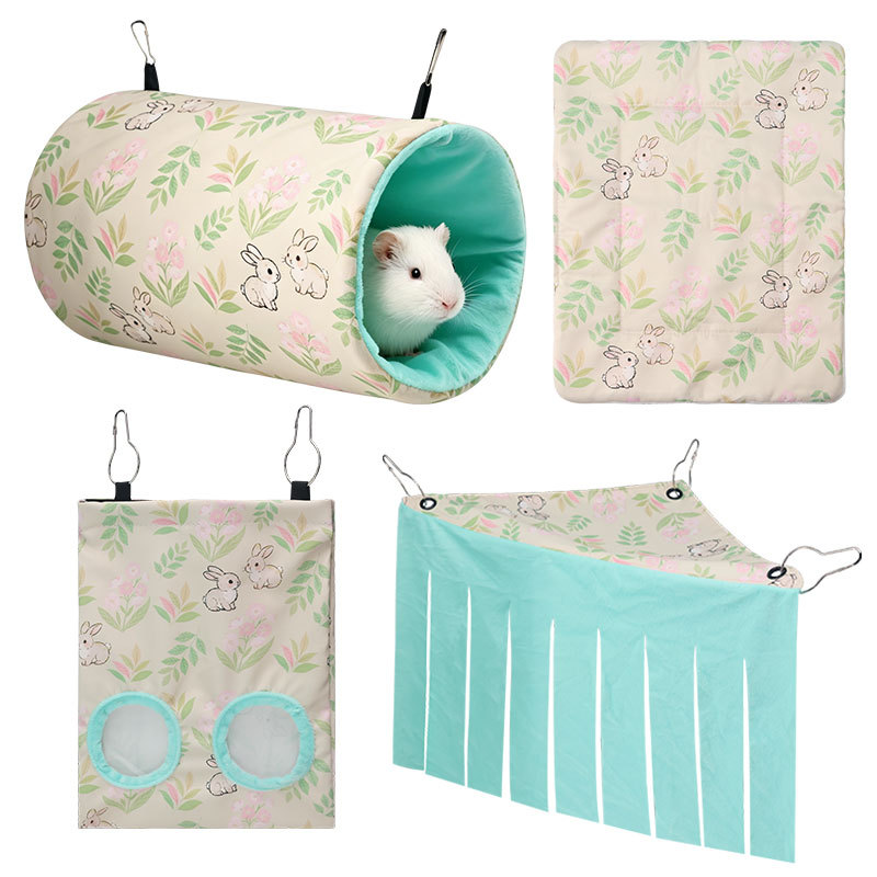 Drilling Tunnel Straw Bag Hideaway Pet Bed photo 2