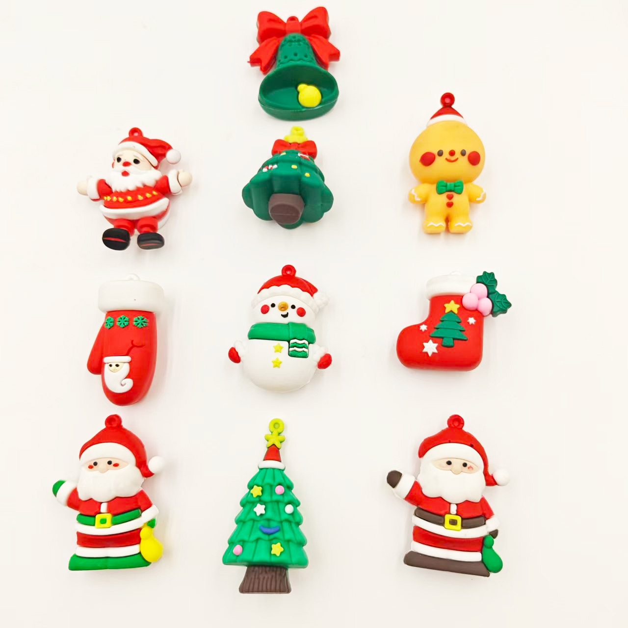 Christmas 3D Doll Keychain Pendant photo 3