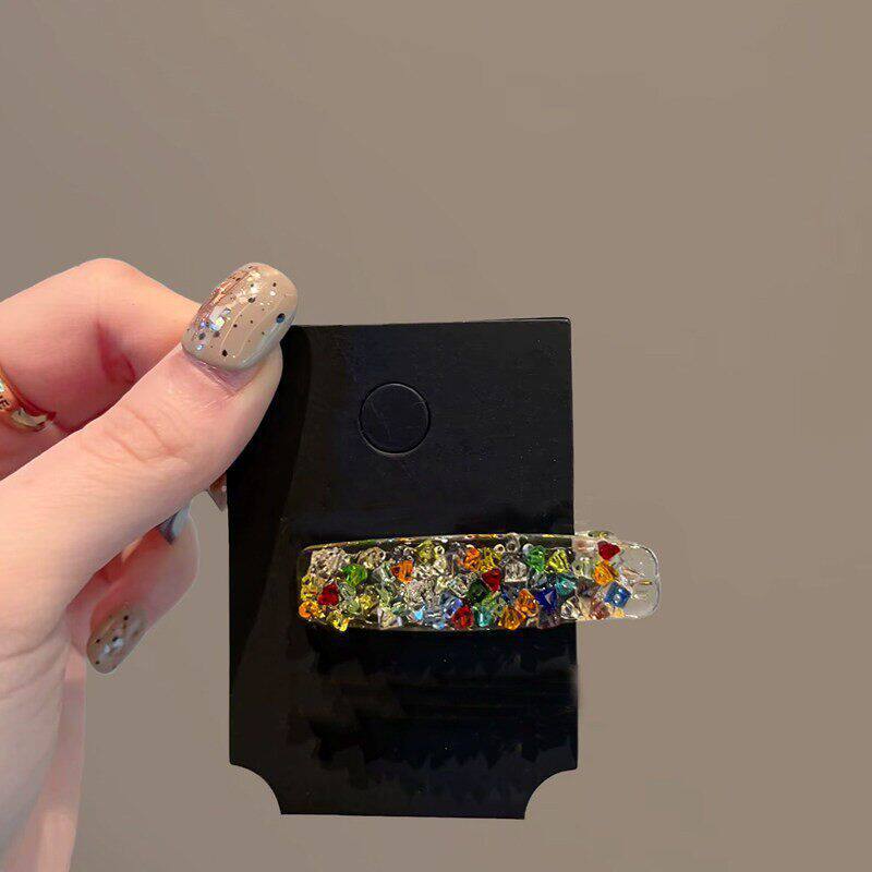 Dopamine-colored Diamond Hair Clip For Women photo 3