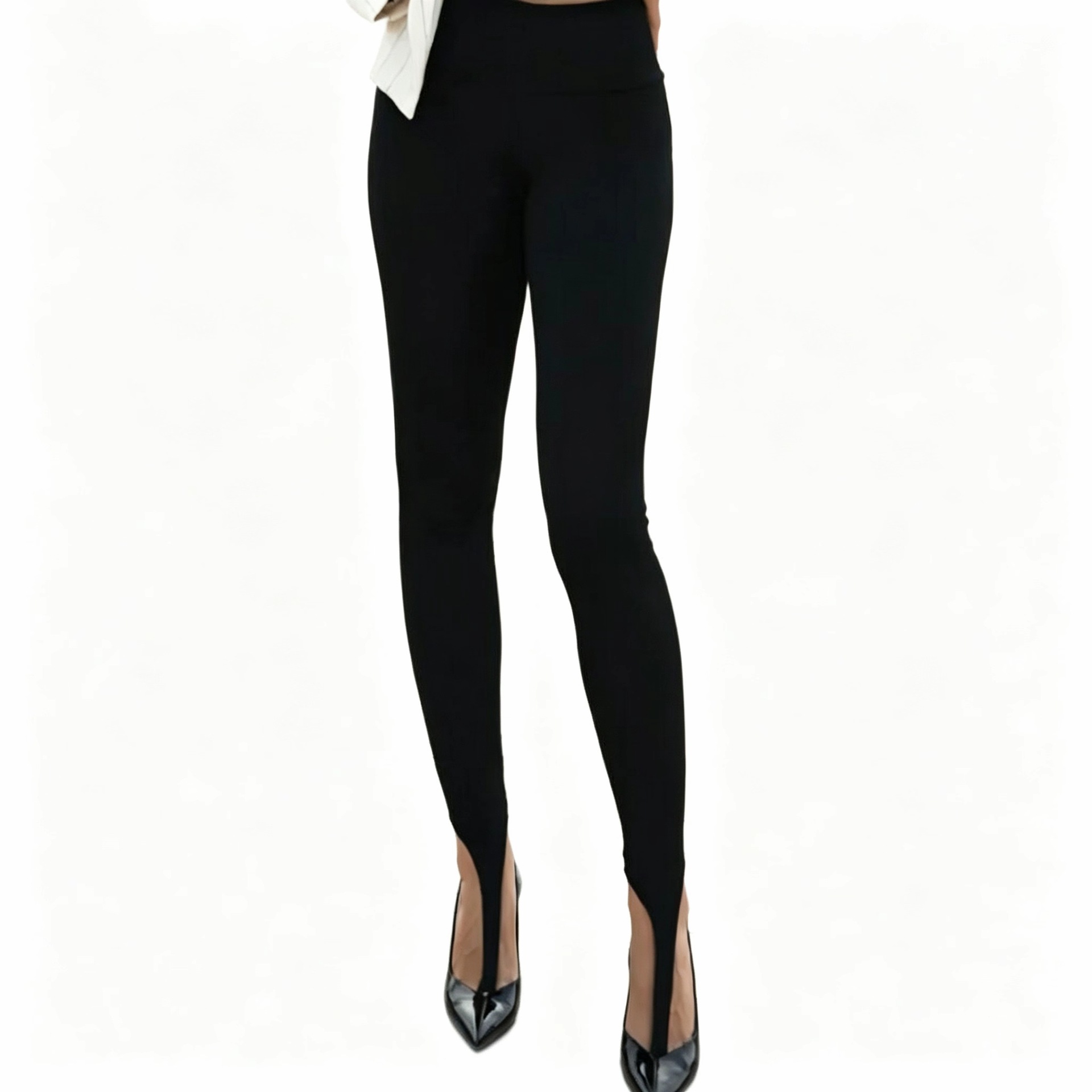 Fashionable Tight-fitting Pants With High Waist And Tummy-control Design photo 3