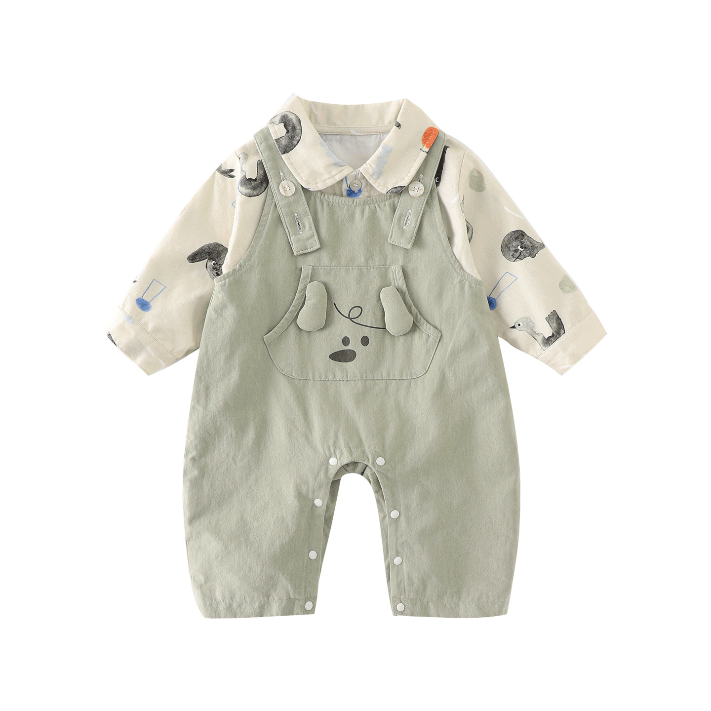Baby Boy Clothing Autumn Overalls Set photo 5
