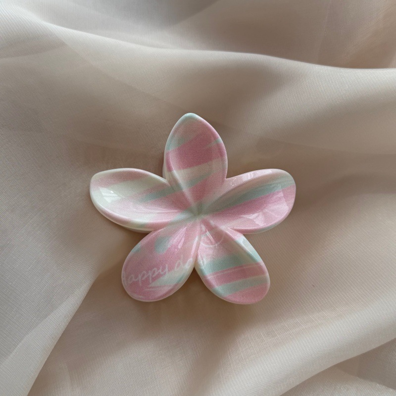 Womens Floral-print Hair Clip Headdress photo 7