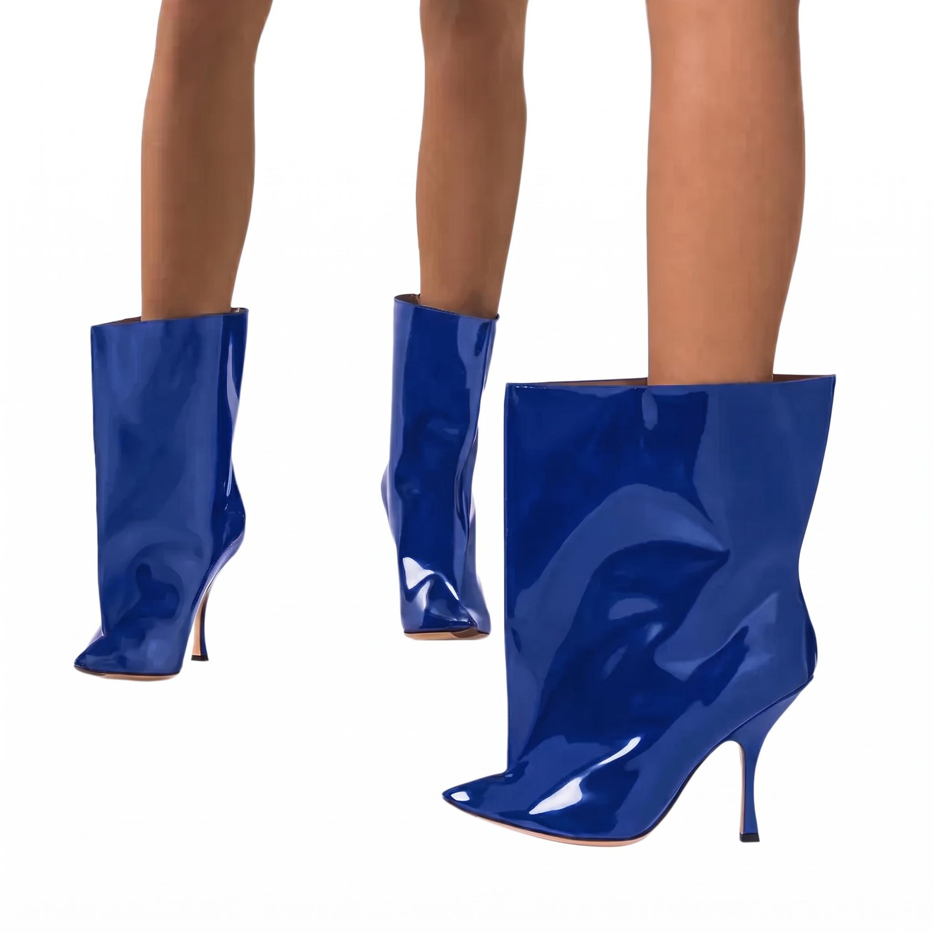 Pointed-toe High-heeled Sexy Flared Ankle Boots For Women photo 6