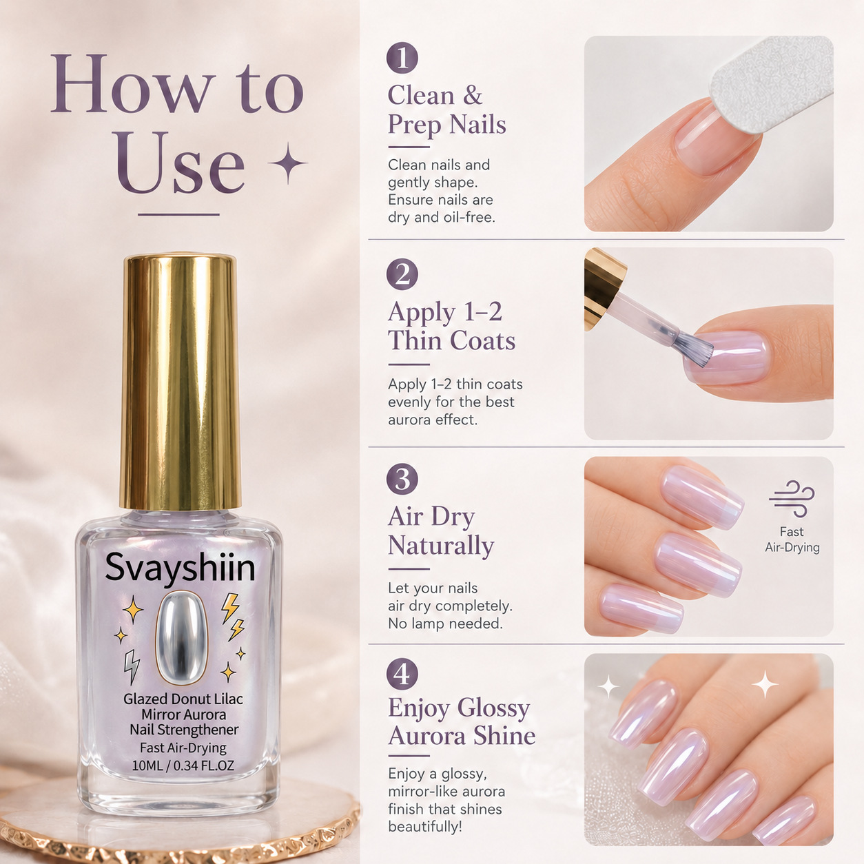 Sheer Natural-feel Nail Strengthener photo 2