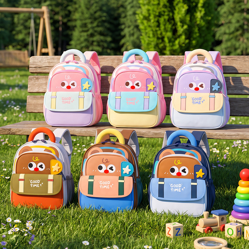Little Bear Childrens Backpack Lightweight Kindergarten School Bag photo 1