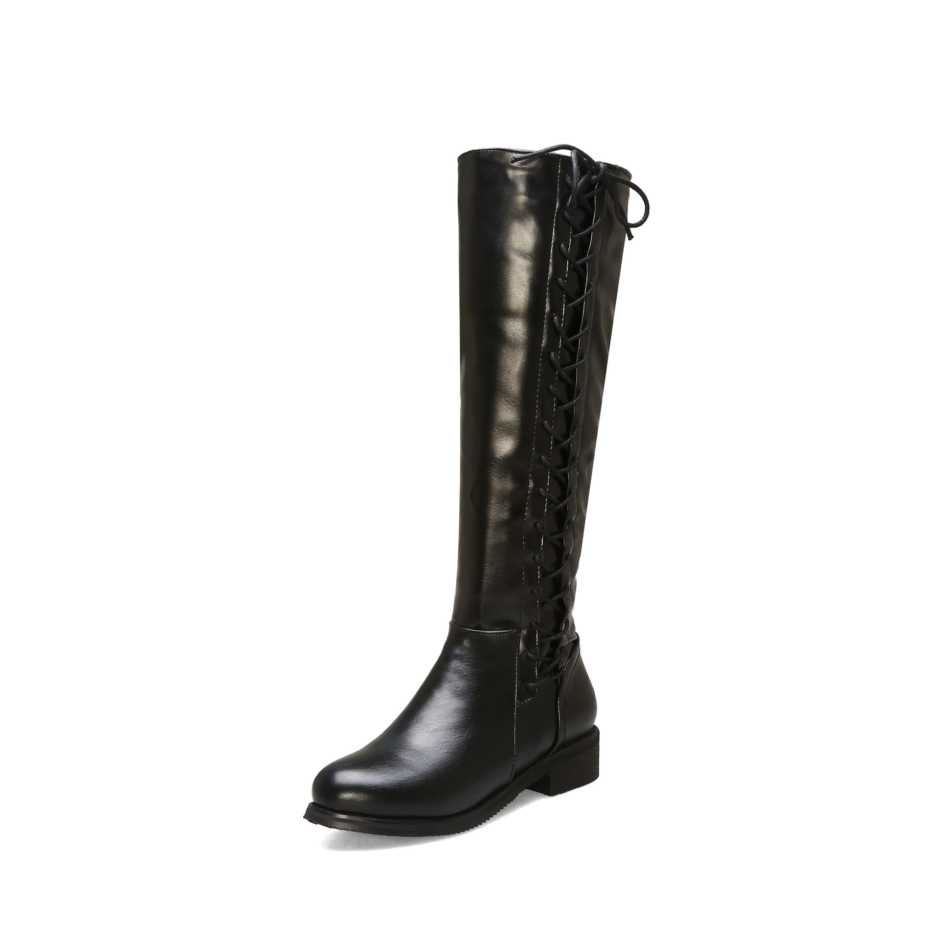 Mid-heel Round-toe High Boots For Fallwinter photo 5