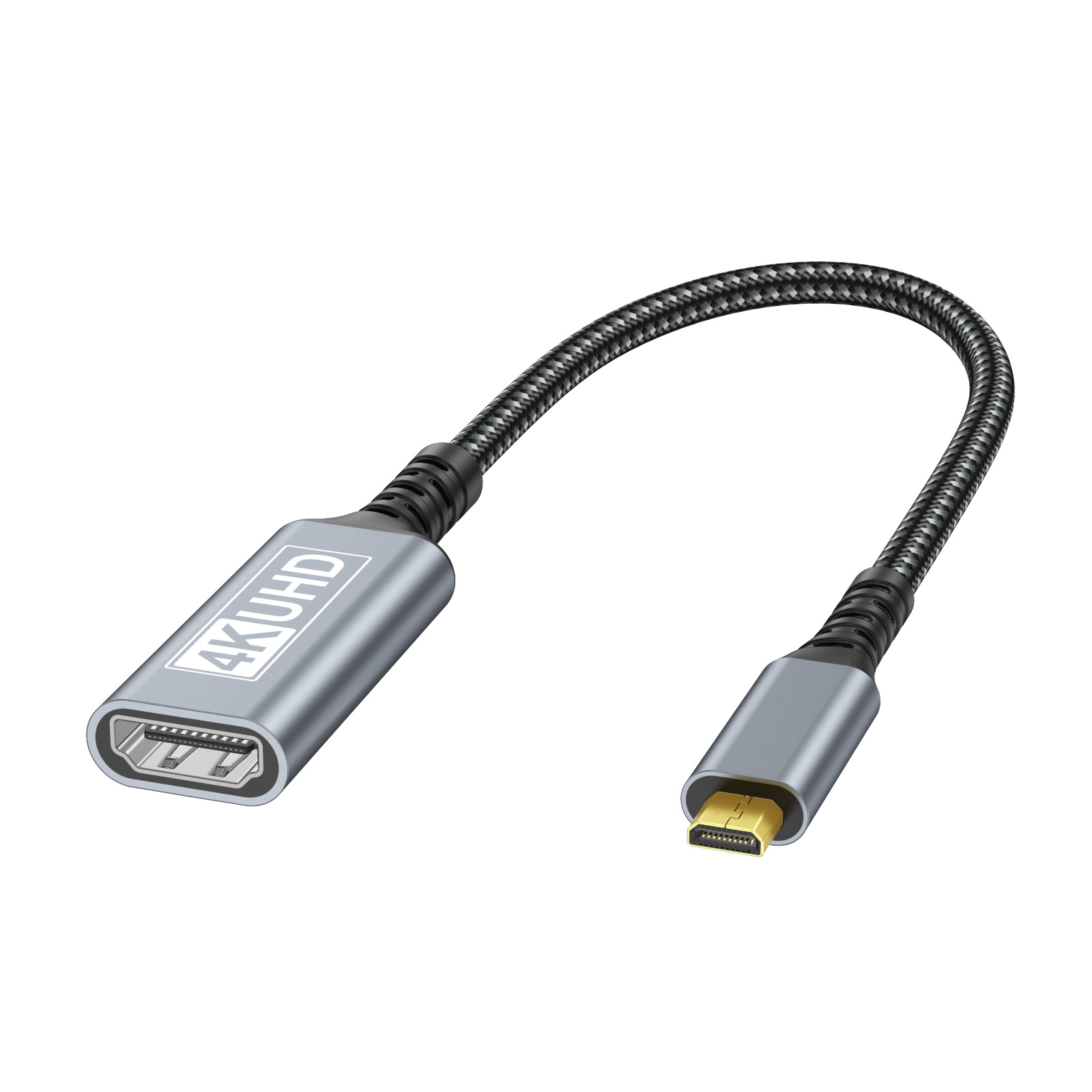 MicroHDMI To HDMI Female Mini HD Cable photo 2