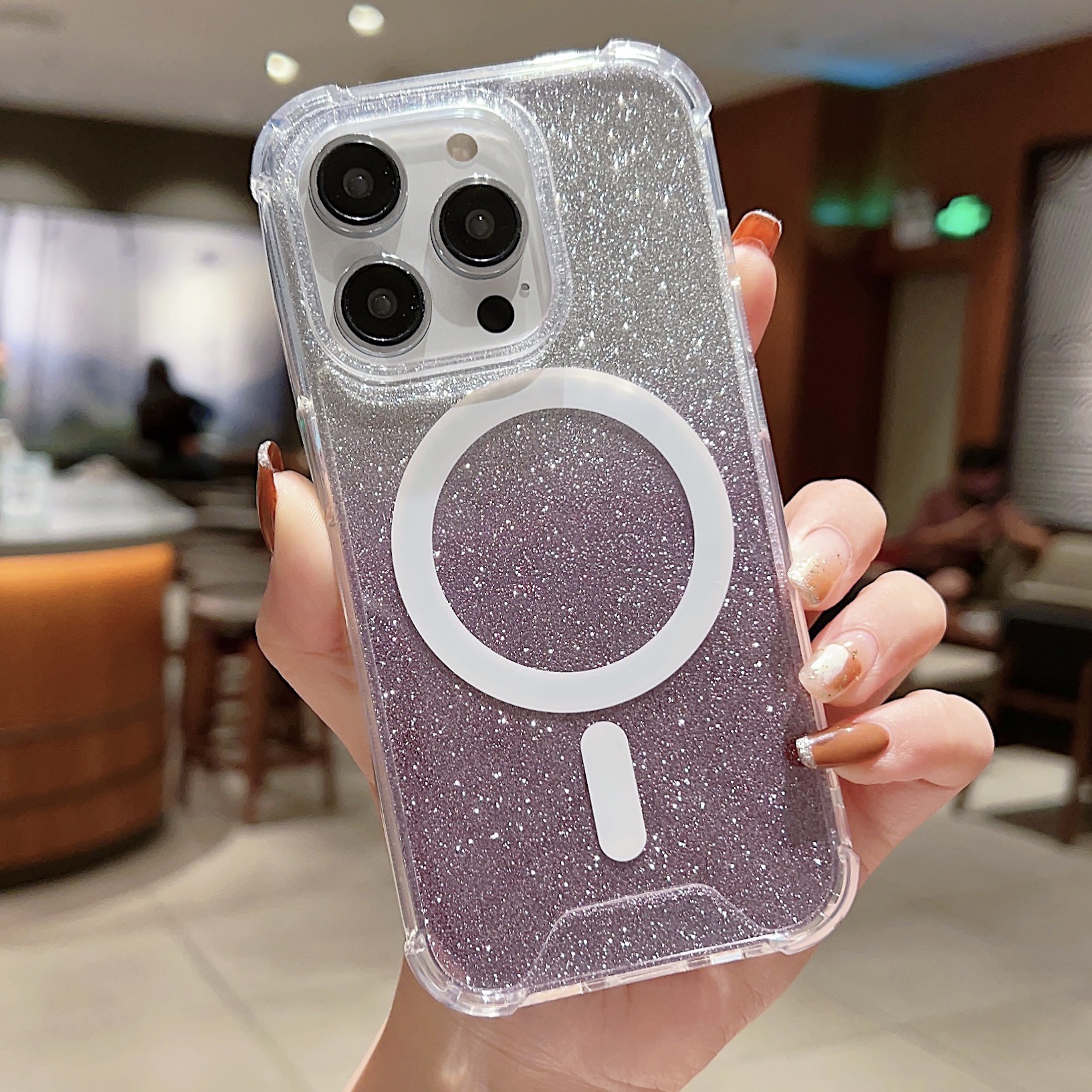 Personalized Gradient Magnetic Phone Case photo 3