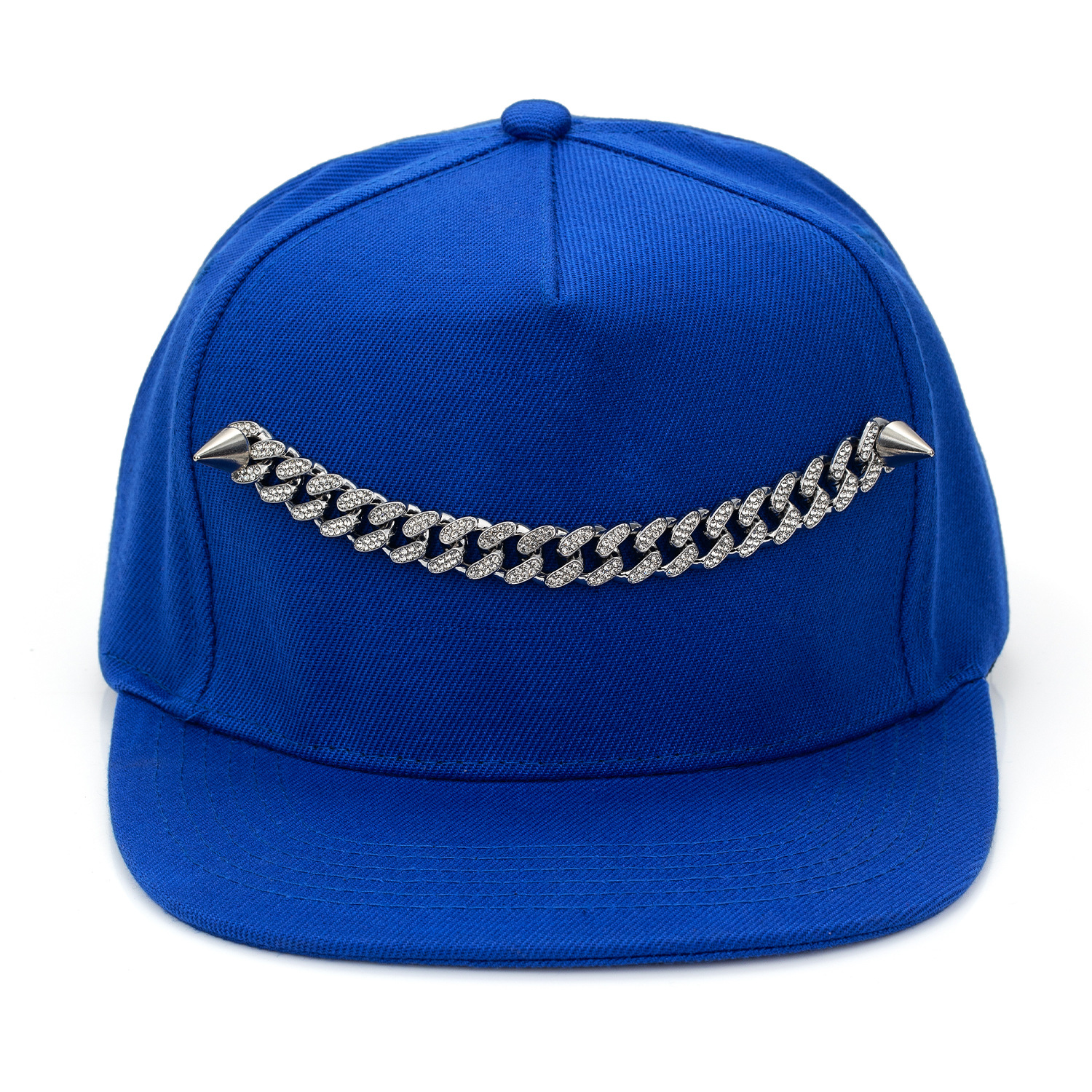 Women's Rivet Cuban Chain Hip-hop Hat photo 3