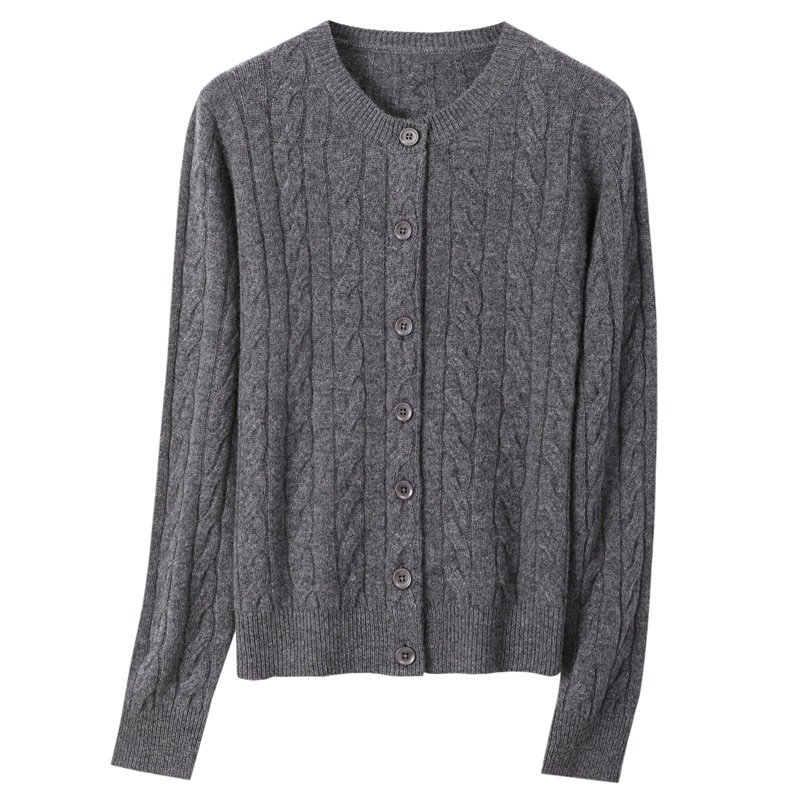 Women's Elegant Long-sleeve Top Made Of Pure Wool photo 8