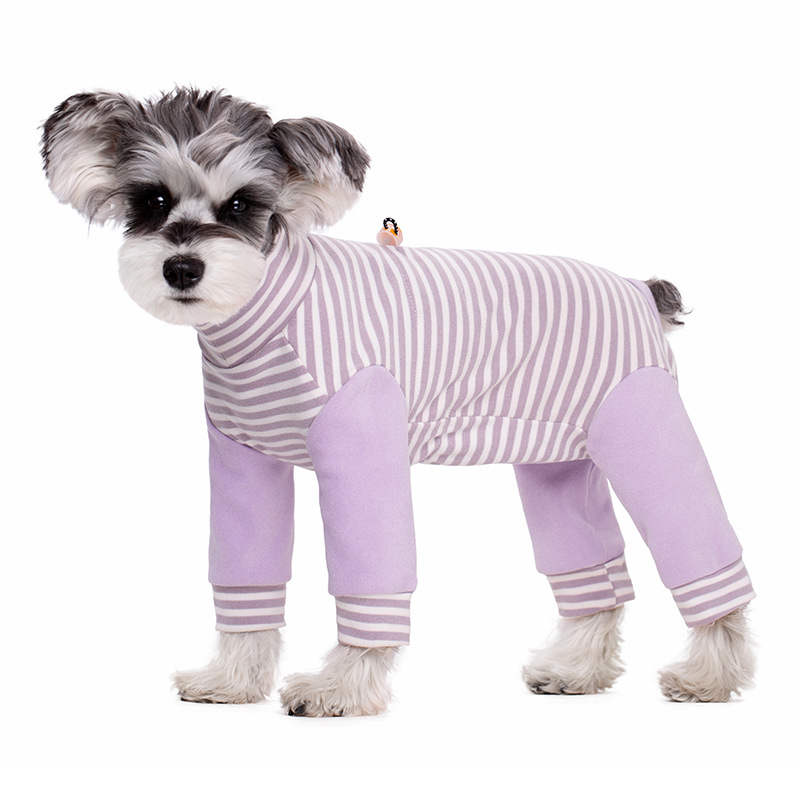 Pet Clothes Autumnwinter Outfit For Poodles Adjustable Four-legged Design photo 4