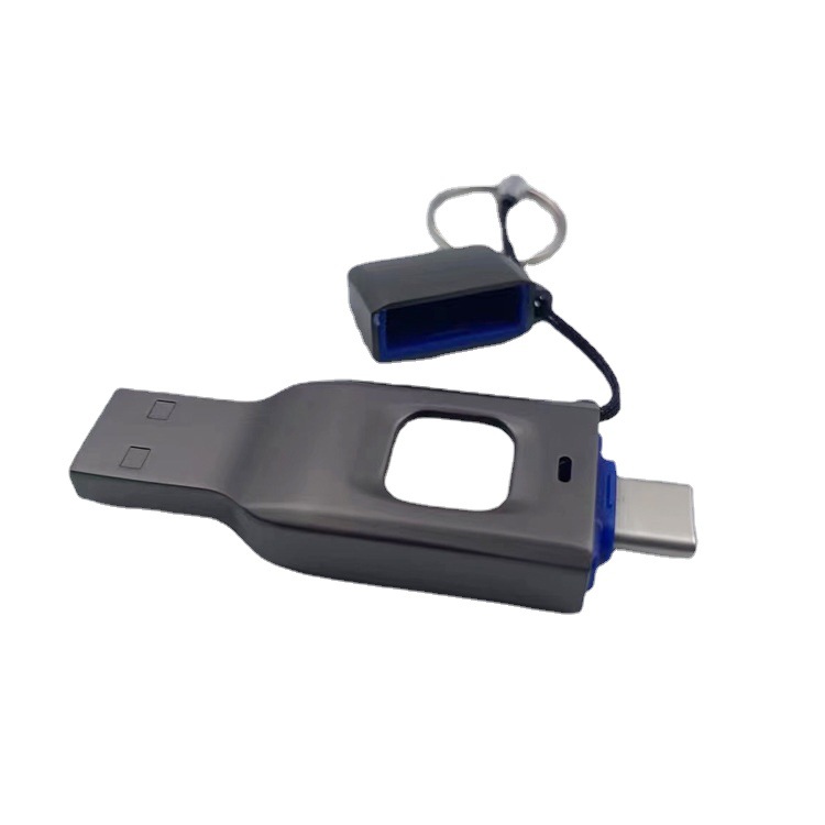 Fingerprint USB Disk Encrypted Data Security Computer Cellphone Dual-use photo 5
