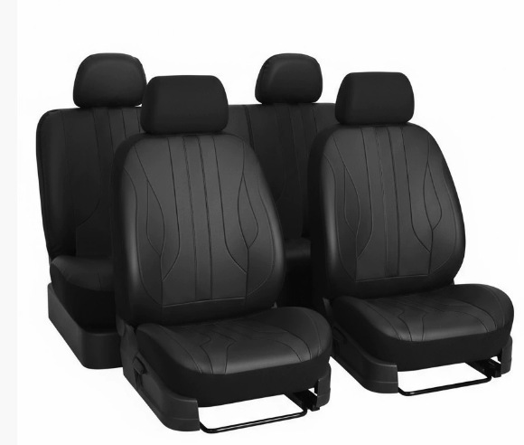 All-Leather Universal Diamond-Quilted Car Seat Covers photo 3