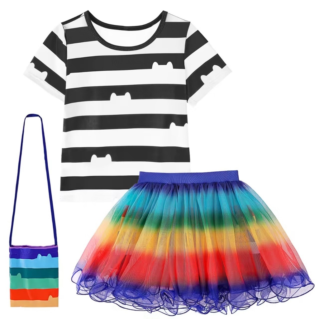 European And American Best-selling Summer Cartoon-themed Skirt Set photo 8