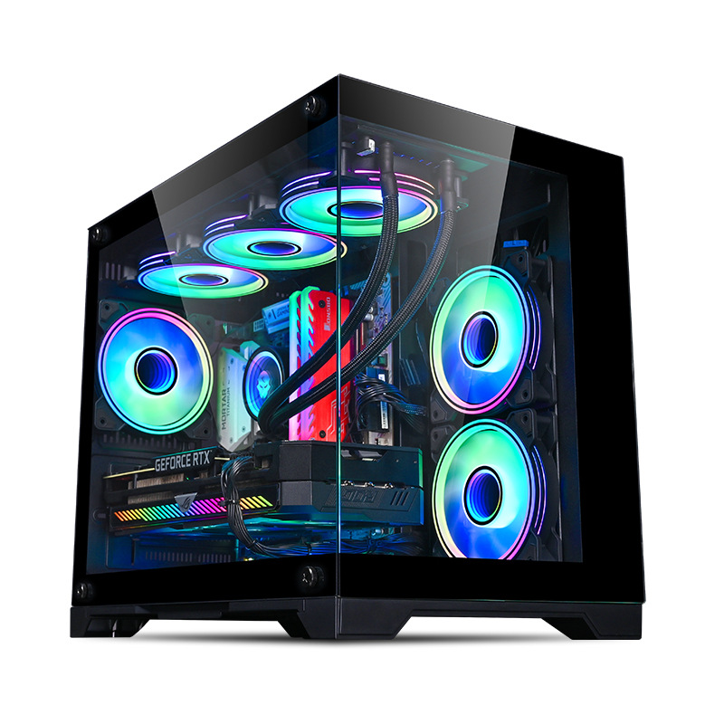 Panoramic Glass 360 Water-cooled Desktop Computer Host photo 2