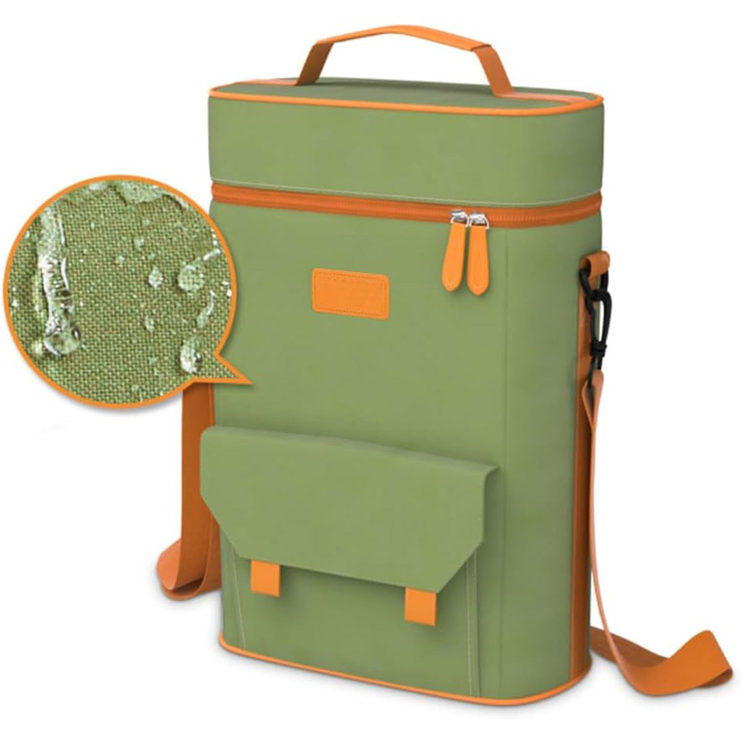 Red Wine Bag Refrigerated Insulated Portable Foldable Waterproof Handbagcrossbody Bag For Wine photo 6