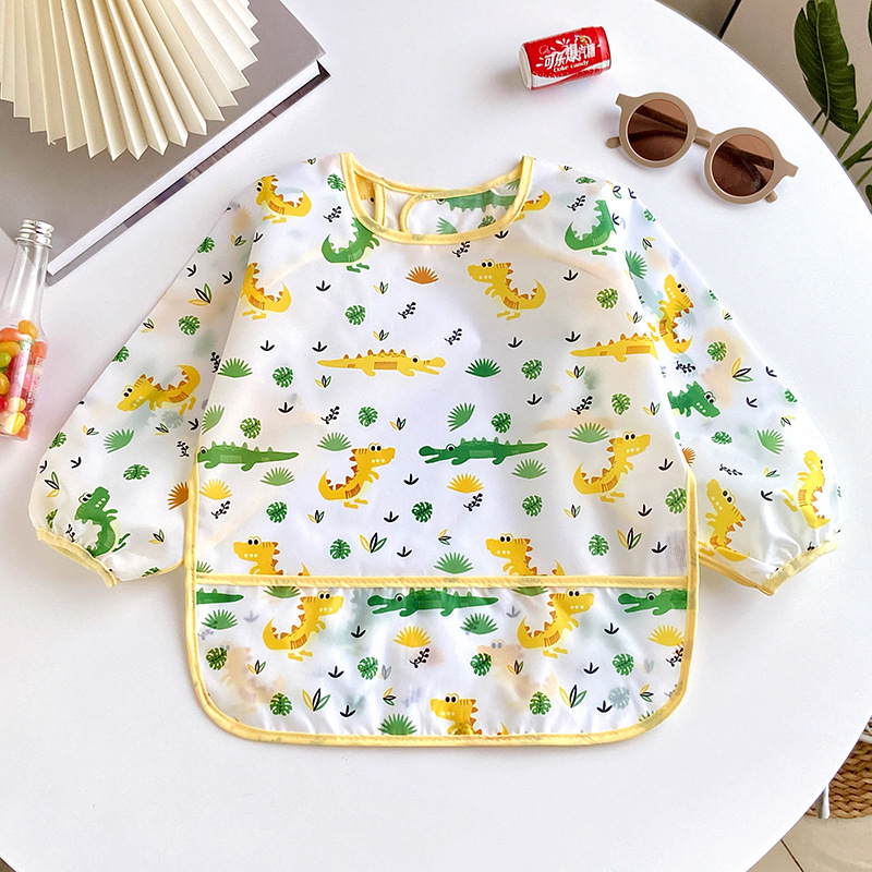 Baby Feeding Bib, Newborn Waterproof Cover Bib photo 6