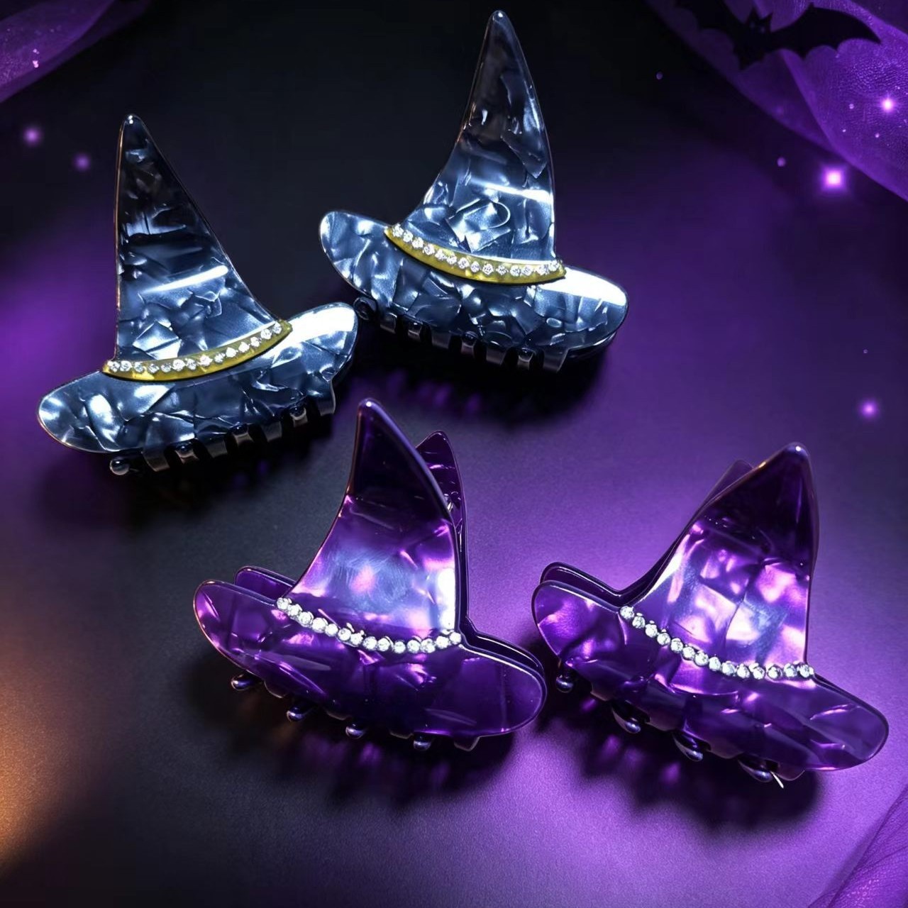 Halloween Witch High-End Minimalist Elegant Shark Clip photo 2