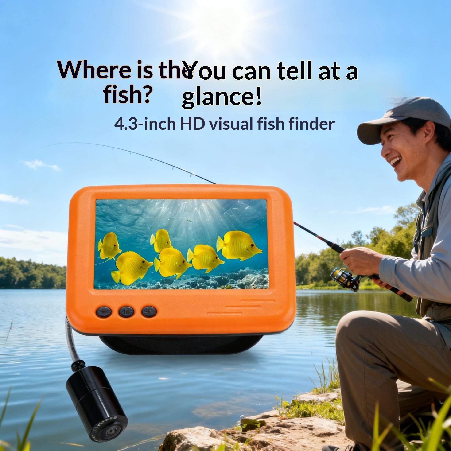 High-definition Underwater Fishing Camera With Night Vision And Infrared Capability photo 1
