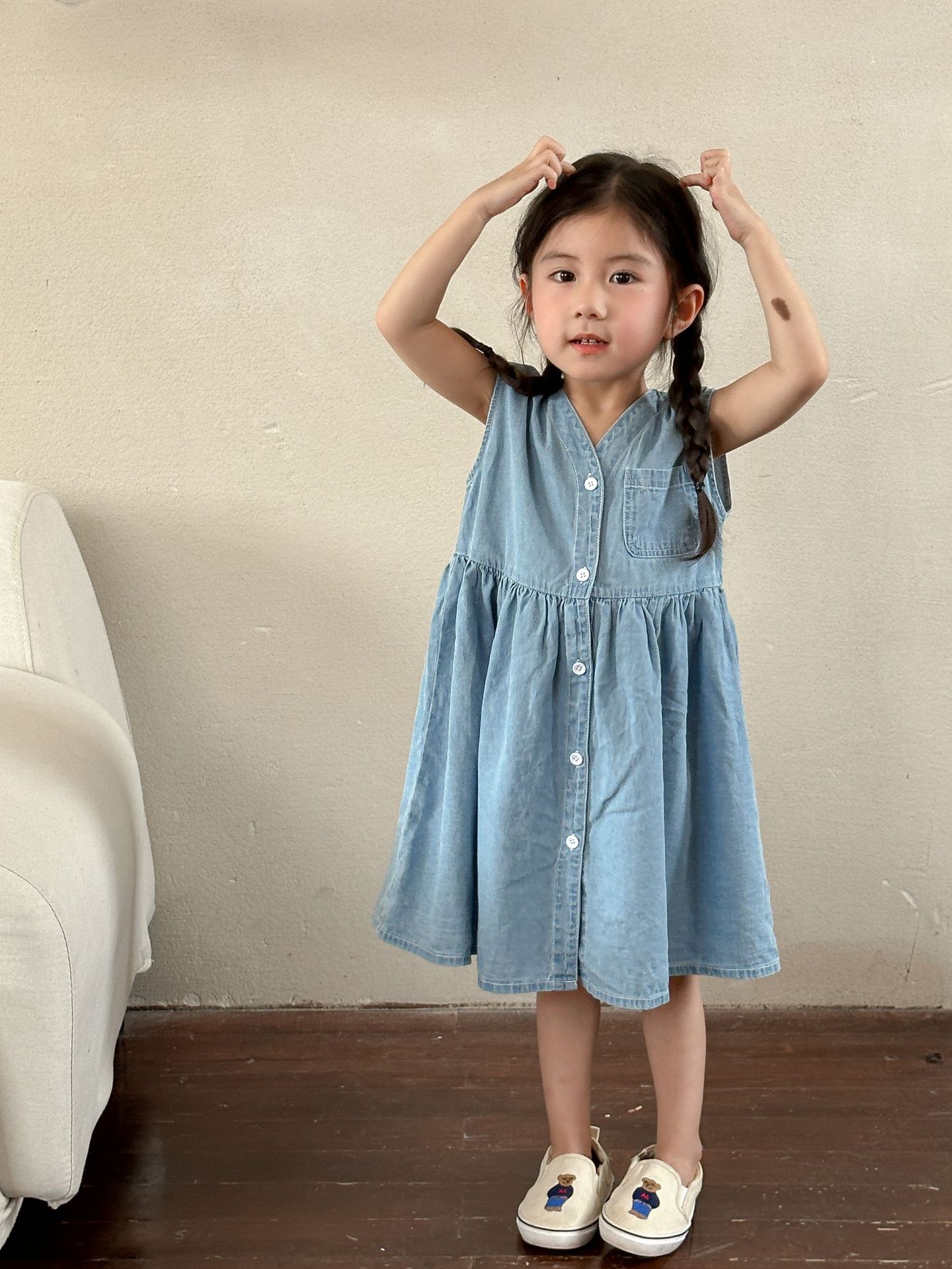 Summer Casual Vest And Shorts Set Sibling Matching Outfit photo 6