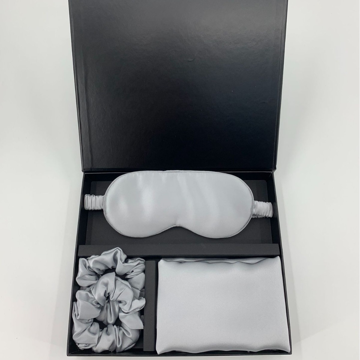 Gift Zippered Pillowcase Eye Mask And Silk Hair Tie Set photo 7
