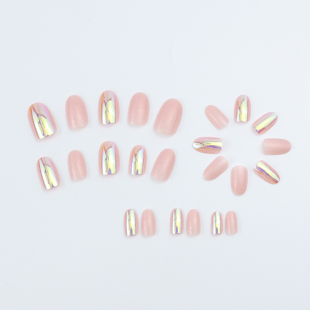 24-piece Short Oval Almond-shaped Nail Tips photo 2