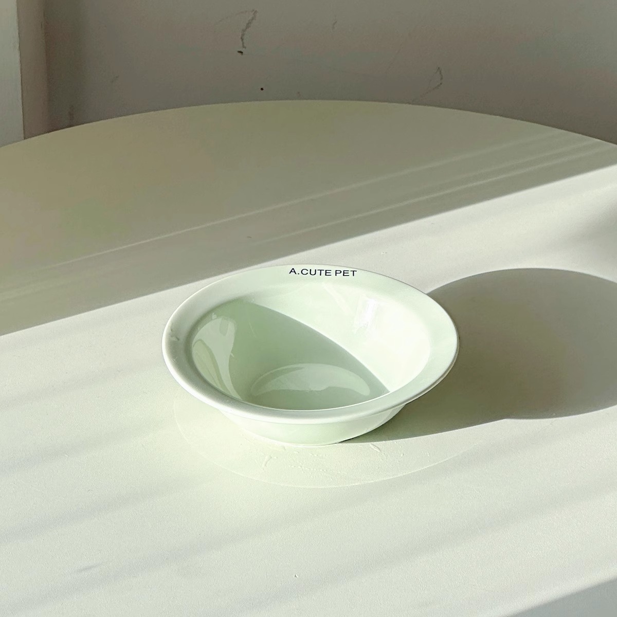 Pet Flying Saucer Cat Bowl Ceramic Flower Stand Cat Food Bowl Dog Bowl photo 7