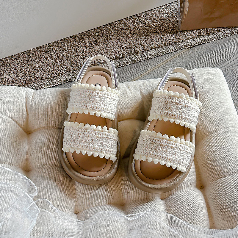 Girls Ethnic-Style Casual Retro Sandals With Soft Soles photo 3