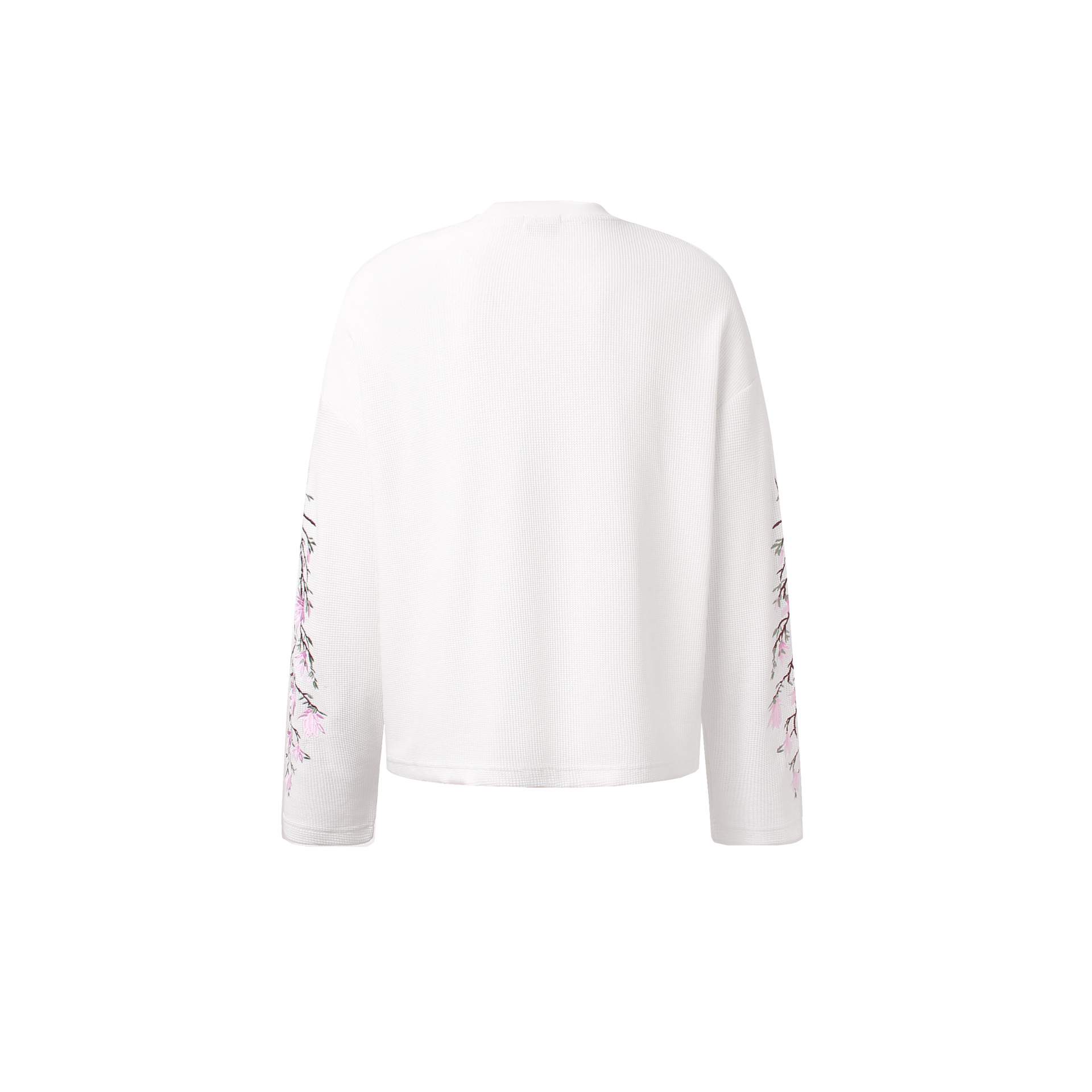 New Chinese-style Casual Floral Embroidered Mens Long-Sleeve T-Shirt photo 2