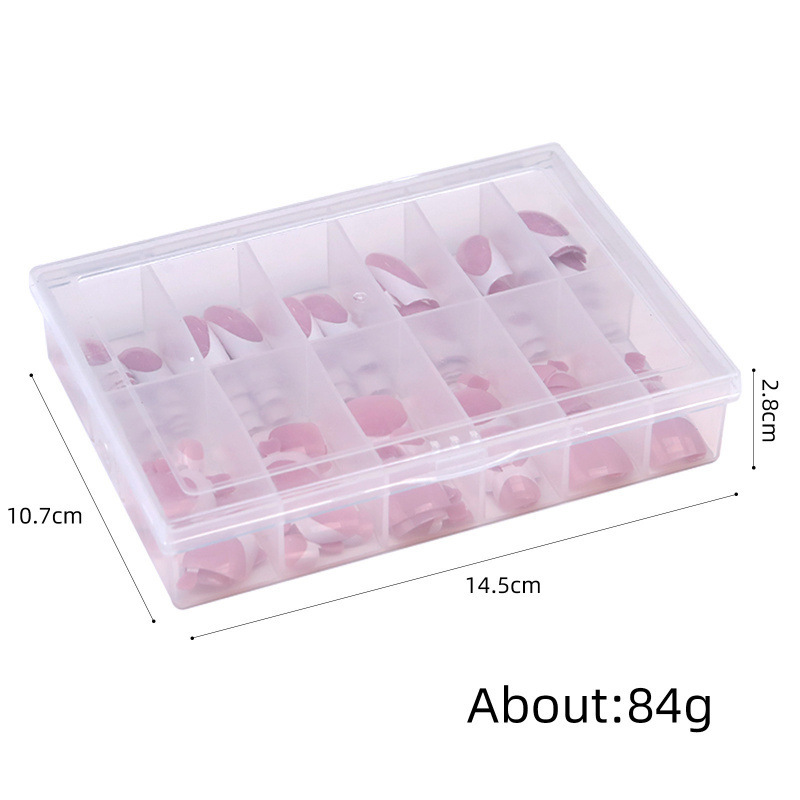 Cross-border Best-selling Nail Tips 144-piece Set Of Pre-designed Nail Art For Hands And Feet photo 3