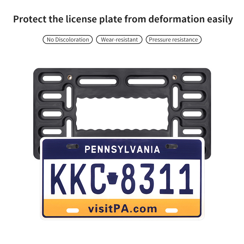 Car License Plate Frame Plastic Base photo 4