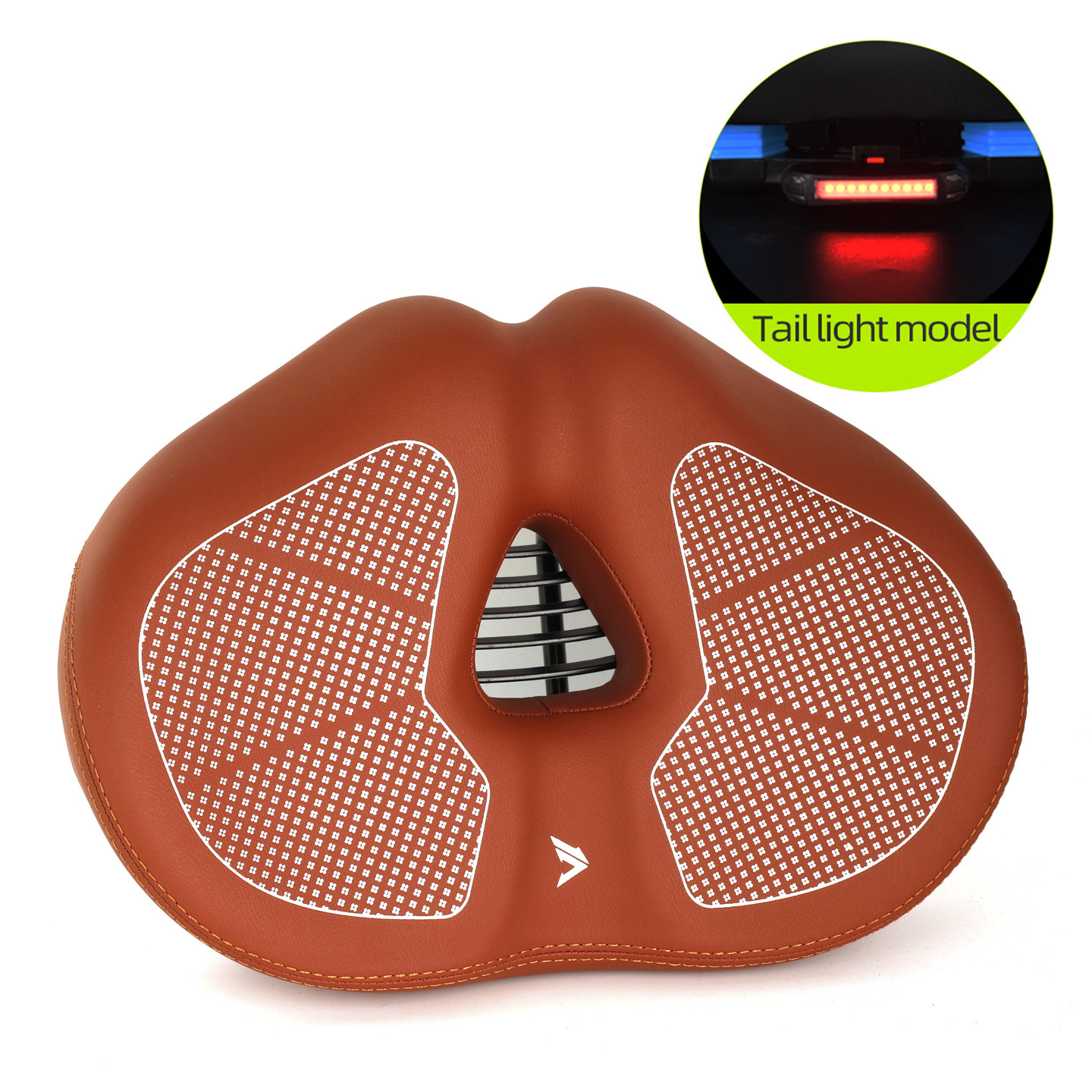 Mountain Bike Shaped 412 Folding Bike Seat Cushion Thickened Waterproof Scooter Saddle photo 3