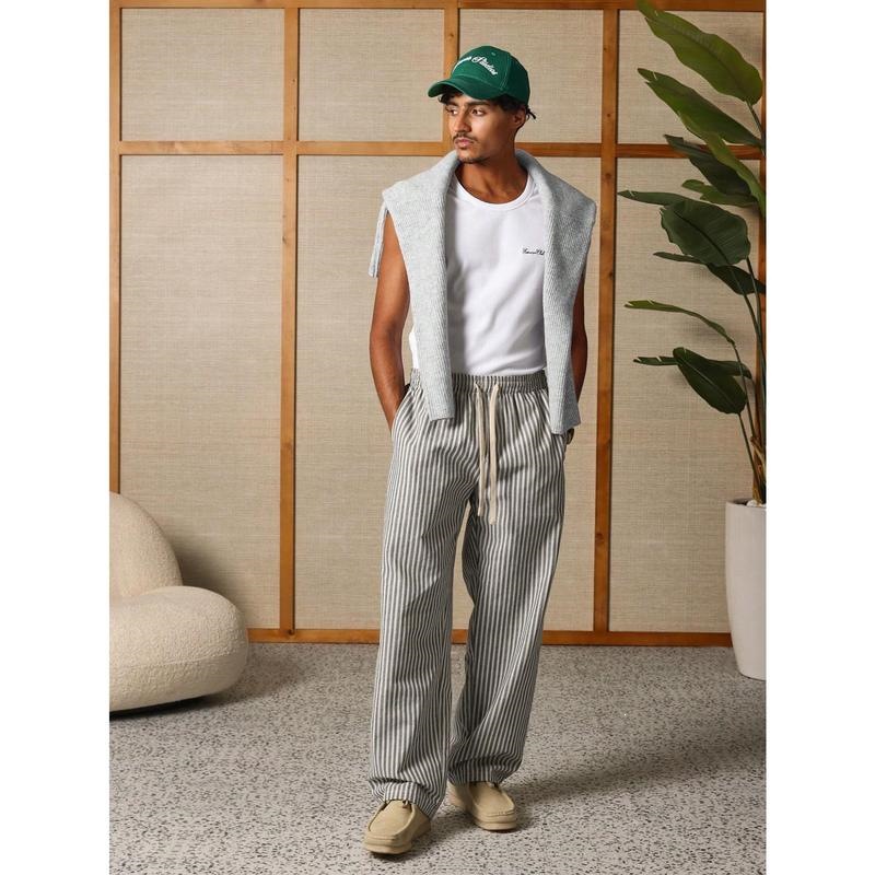Relaxed Striped Pants Vertical-striped Casual Pants photo 7