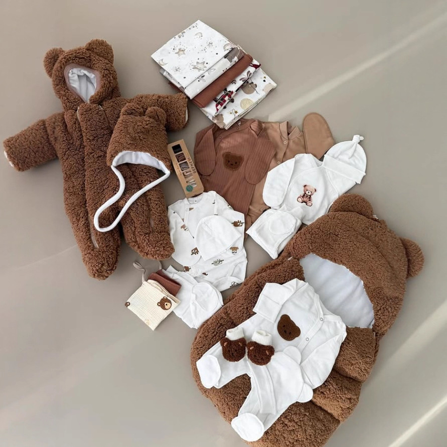 Infant And Toddler Onesie With Footed Design photo 1