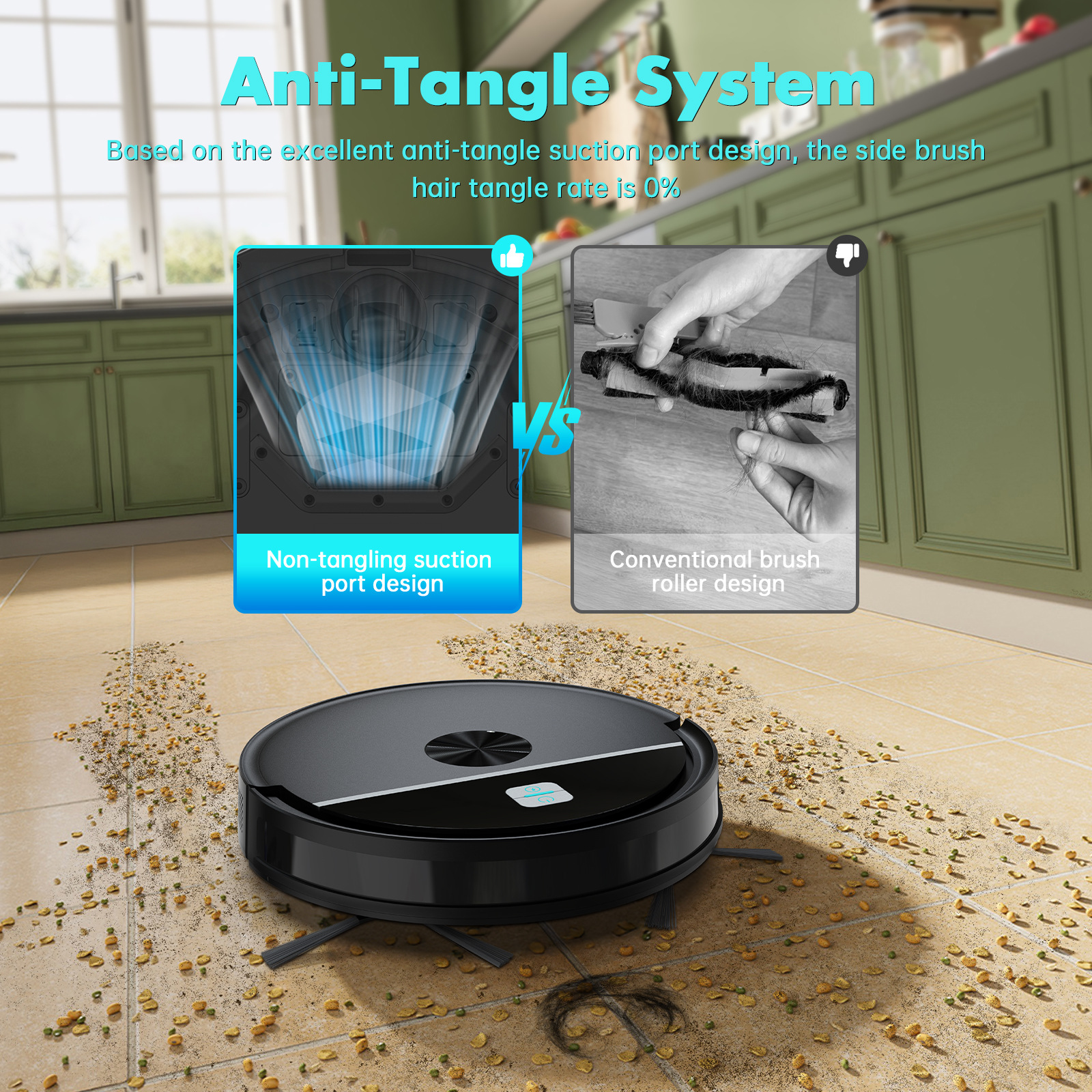 Smart Home Infrared Obstacle Avoidance And Automatic Recharging Vacuum Cleaner photo 2