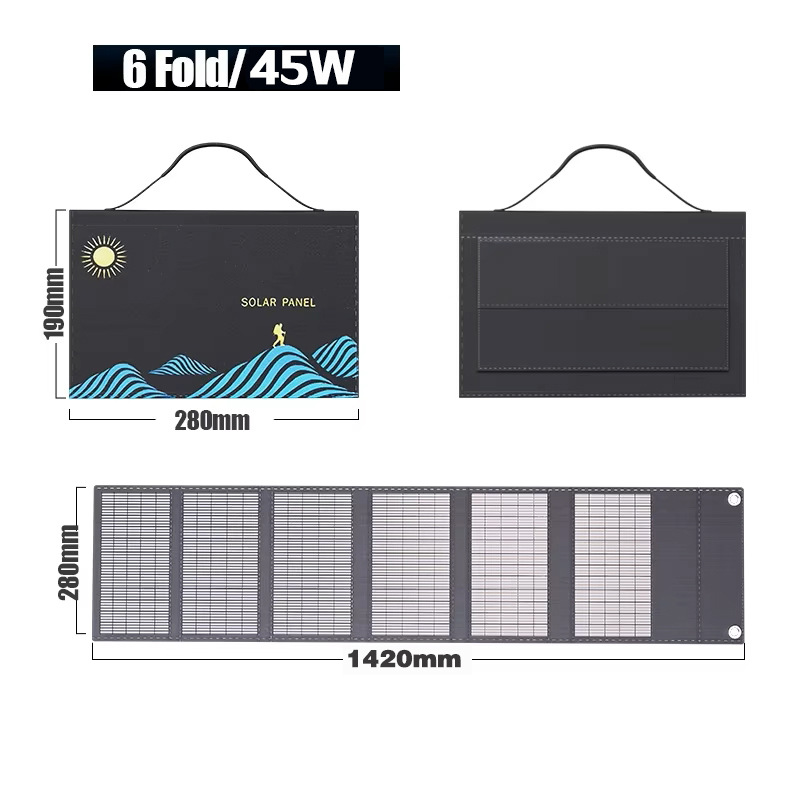Solar-powered Foldable USB Charger photo 5