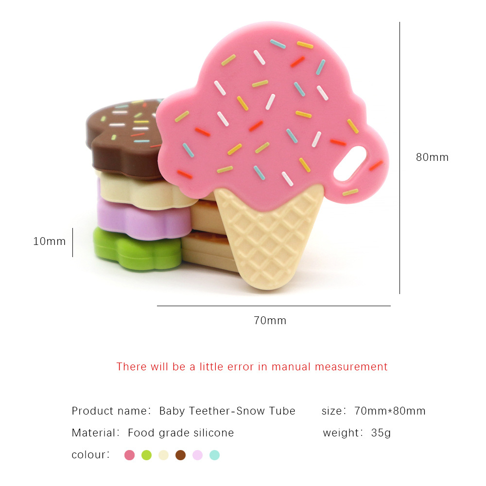 Baby Sandwich Cookie Donut Silicone Teether To Prevent Thumb Sucking photo 5