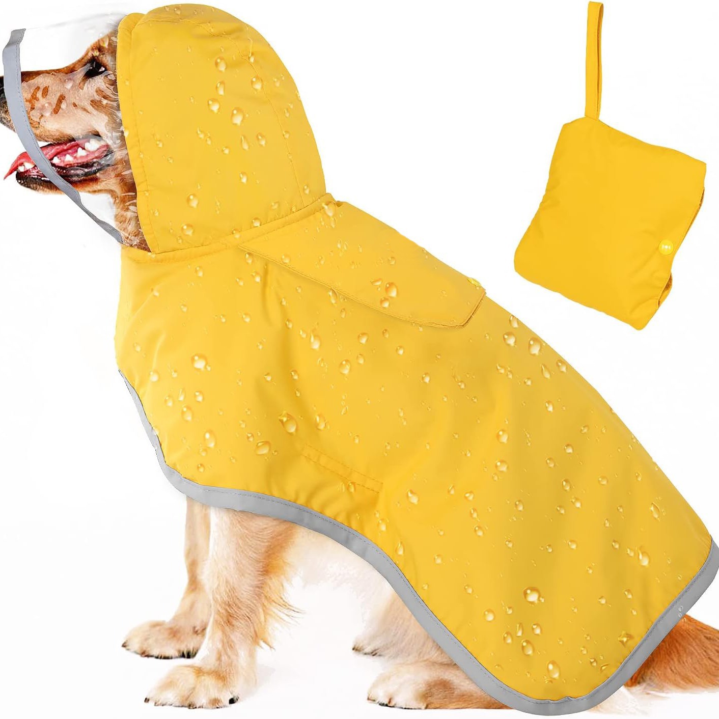 Waterproof Dog Coat Cape Design For Large Breeds photo 6
