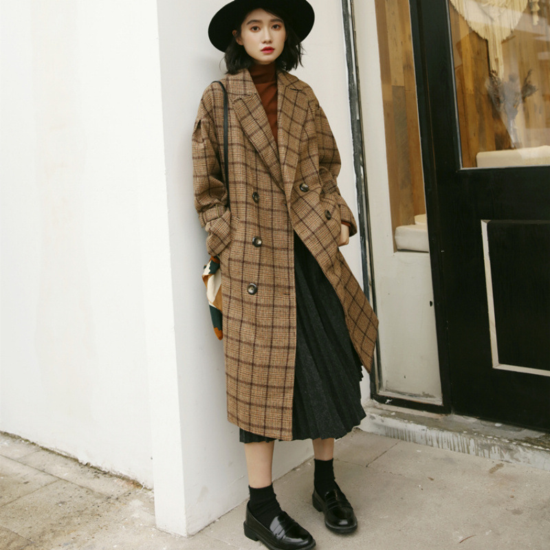 Wool Coat For Students Below-the-knee Length photo 4