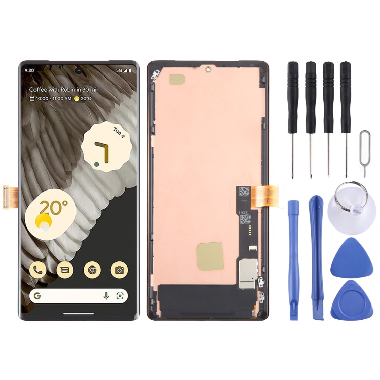 Applicable To Google Pixel 7 Pro GP4BC GE2AE OLED LCD Touch Assembly With Frame photo 1