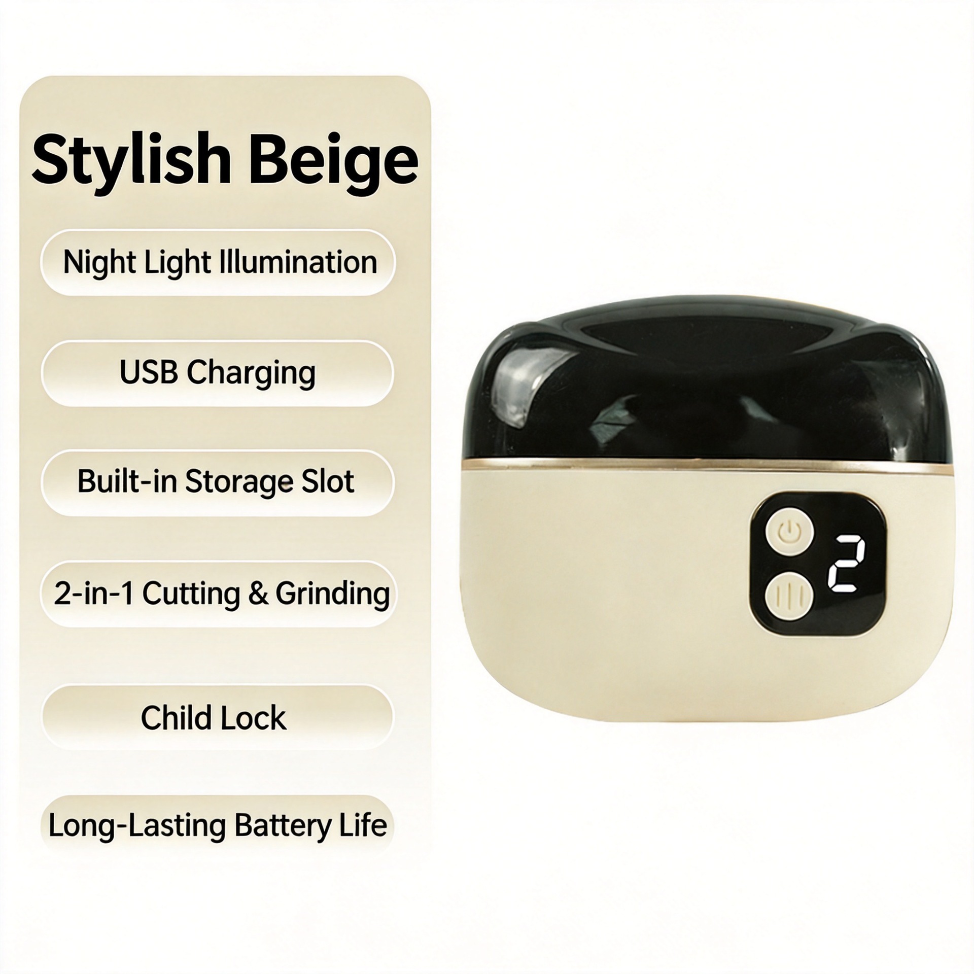 Electric Nail Clipper Fully Automatic Nail Grinder A Magical Tool For Trimming And Polishing Nails photo 3