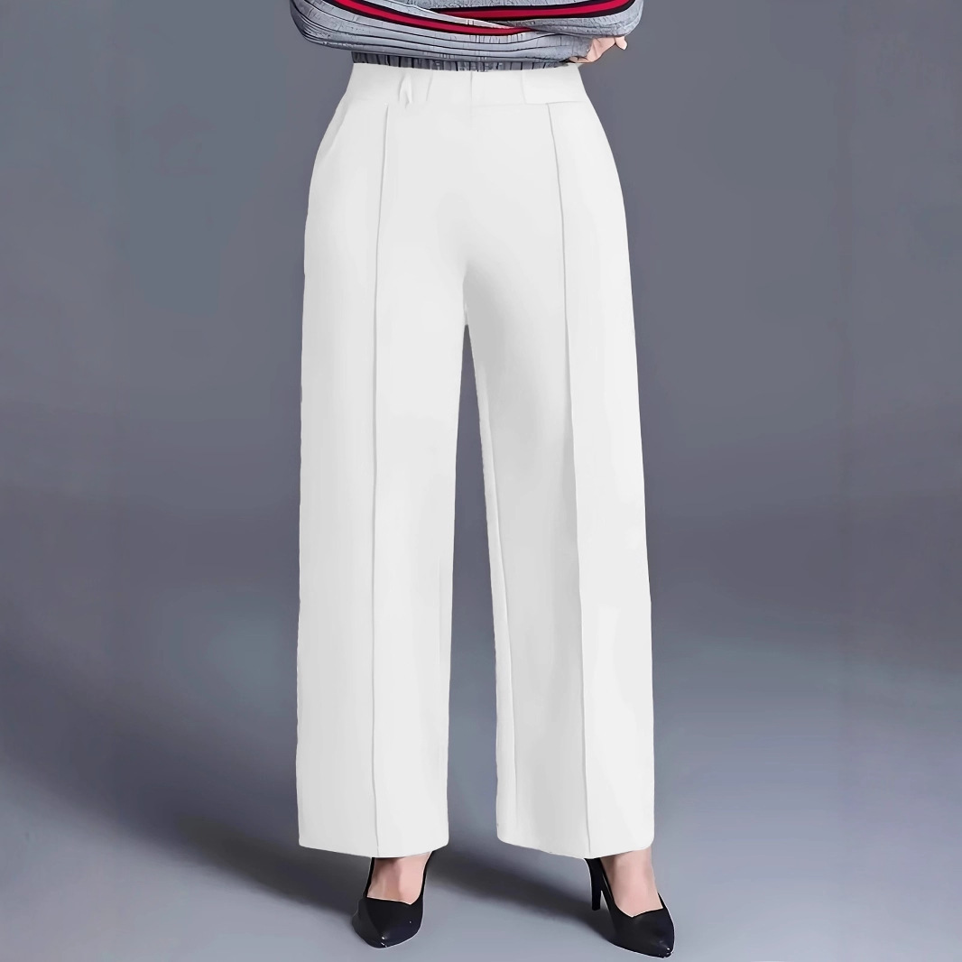 Women's Four-Season Solid-Color Loose-Fit Slimming Casual Trousers photo 2