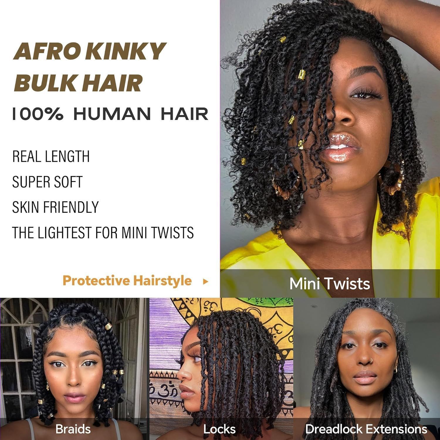 Womens Dreadlock Hair Extensions Bundle photo 2