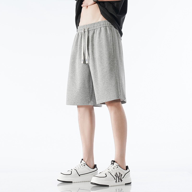 Men's Solid-Color Casual Fashion Loose Shorts photo 6