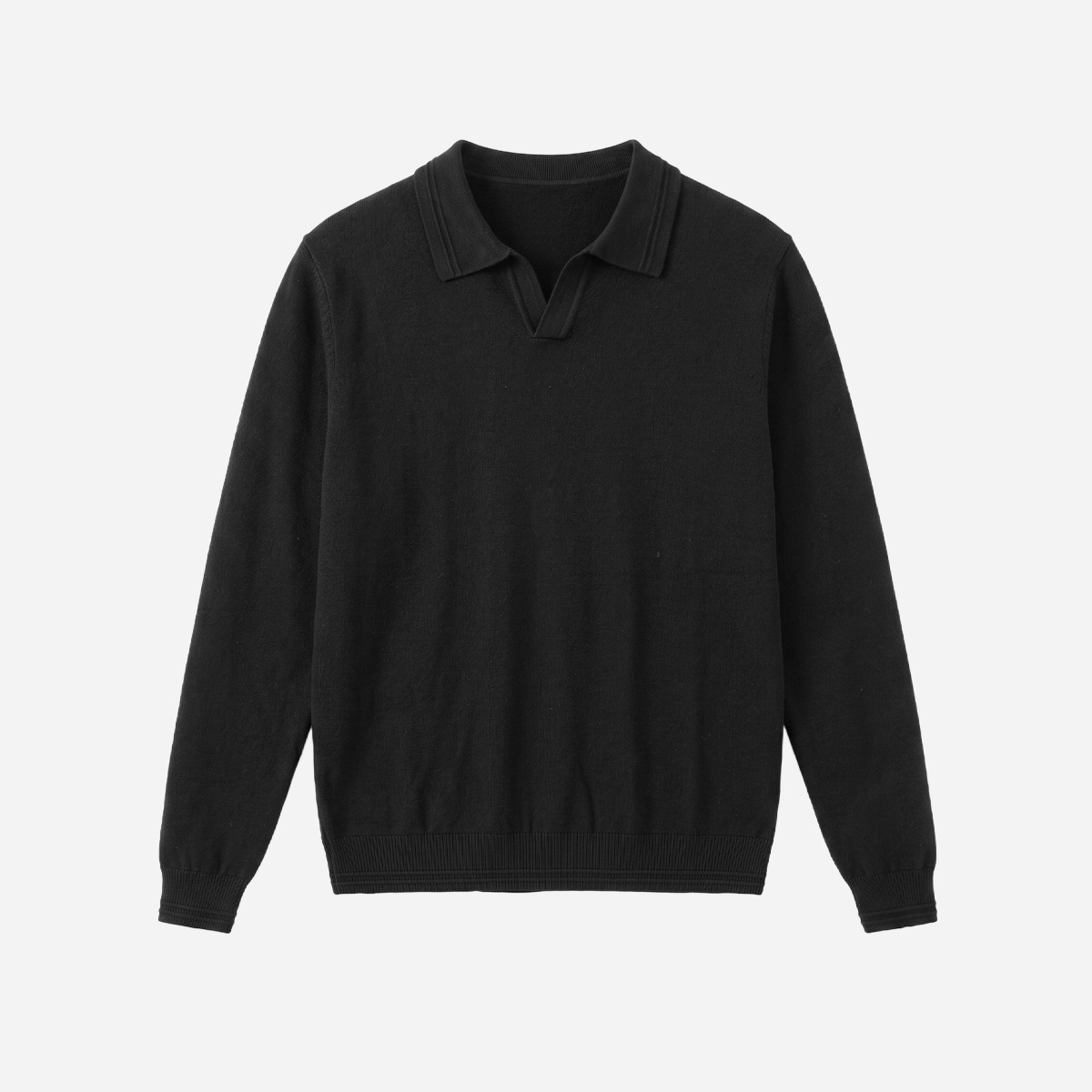Mens Knitted Sweater High-End Long-Sleeve Top photo 4